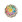 Crocs Jibbitz™ charms Festival Gold Rainbow Daisy
